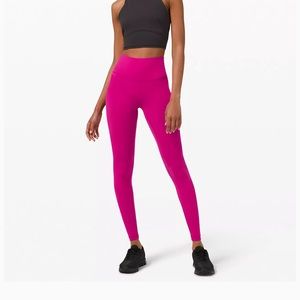 lululemon Wunder Train High Rise Tight Ripened Raspberry